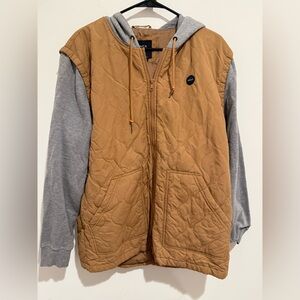 RCVA Grant  Hooded Puffer Jacket Sz L Utility, Streetwear, Outdoor